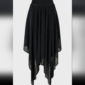 Killstar Black Asymmetrical Women's Skirt